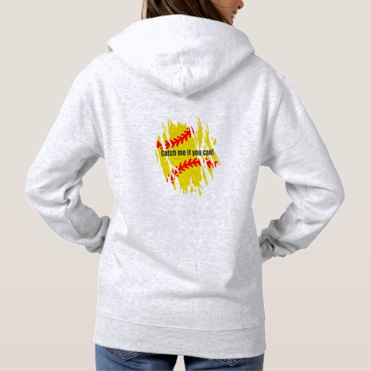 Softball Hoodie (Rückseite)