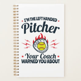 Softball Ich bin der Links Handed Pitcher Funny Planer