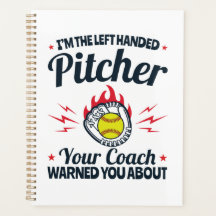 Softball Ich bin der Links Handed Pitcher Funny