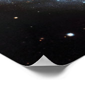 Softball im Weltraum Einzigartiges Softball-Poster Poster (Ecke)