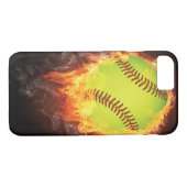 Softball iPhone 7 Fall Case-Mate iPhone Hülle (Rückseite (Horizontal))