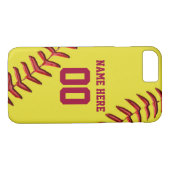 Softball iPhone Hüllen für neuestes zu den älteren (Rückseite (Horizontal))