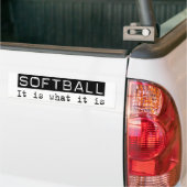 Softball ist es autoaufkleber (Auf Lkw)