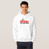 Softball ist Leben Hoodie (Vorne ganz)