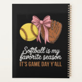 Softball ist meine Lieblingssaison Planer (Rückseite)