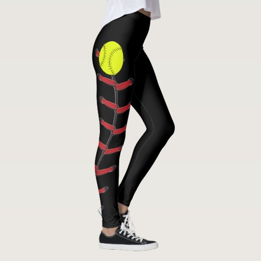 Softball-Jahreszeit Leggings (Rechts)