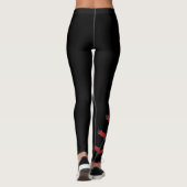 Softball-Jahreszeit Leggings (Rückseite)