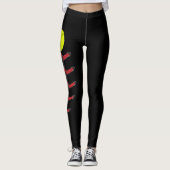 Softball-Jahreszeit Leggings (Vorderseite)
