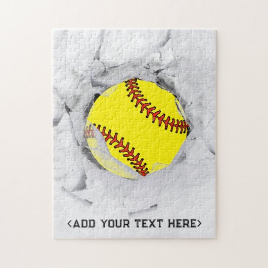 Softball Jigsaw Puzzle (Vertikal)