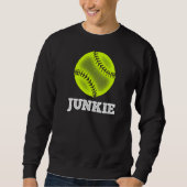 Softball Junkie Softball Sweatshirt (Vorderseite)