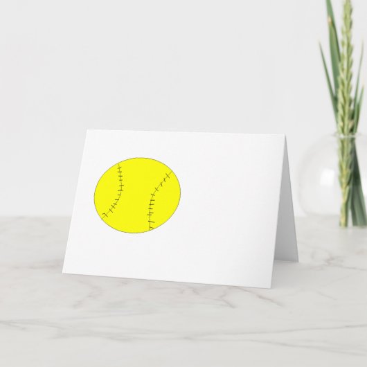 Softball Karte (Vorderseite)