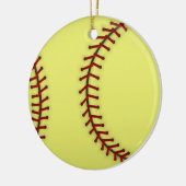 Softball Keramikornament (Links)