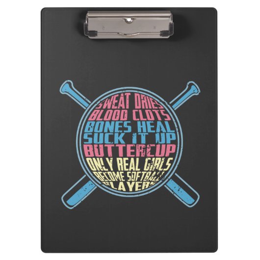 Softball Klemmbrett (Vorderseite)