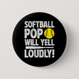 Softball-Knall Wird Laut Schreien Knall Eines Soft Button