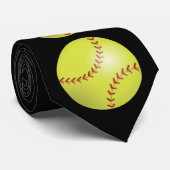 Softball Krawatte (Gerollt)