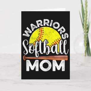 Softball Krieger Mama - Muttertag Softball Mama Karte