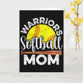 Softball Krieger Mutter - Muttertag Softball Mama Karte (Gelbe Blume)