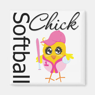 Softball-Küken Magnet