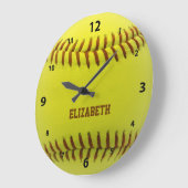 Softball-kundenspezifische Ball-Wanduhr Große Wanduhr (Winkel)