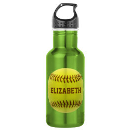 Softball-kundenspezifische Ball-Wasser-Flasche Edelstahlflasche