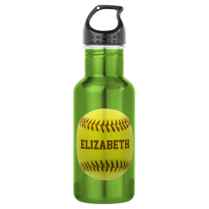 Softball-kundenspezifische Ball-Wasser-Flasche Edelstahlflasche