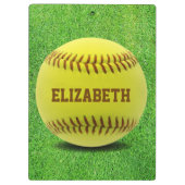 Softball-kundenspezifisches Ball-Klemmbrett Klemmbrett (Rückseite)