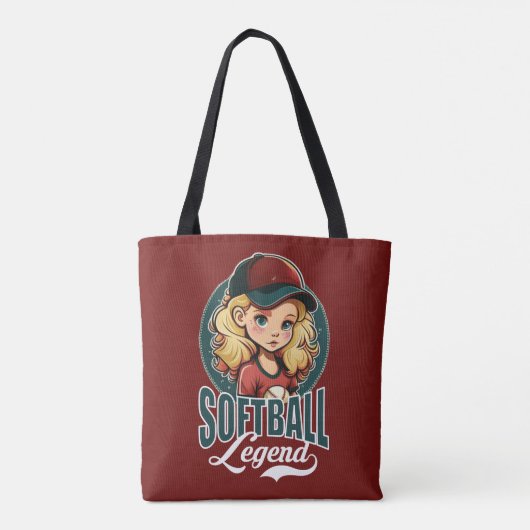 Softball Legende Tasche (Rückseite)