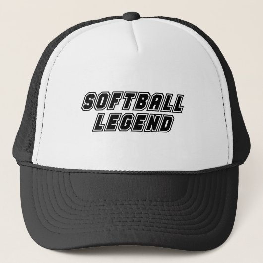 Softball-Legende Truckerkappe (Vorderseite)