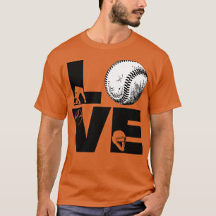 Softball LIEBE Funny 7 T-Shirt