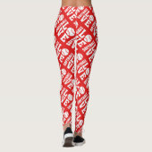 Softball-Liebe Leggings (Rückseite)