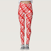 Softball-Liebe Leggings (Vorderseite)