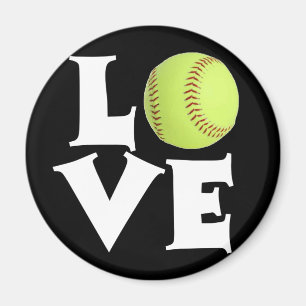 Softball-Liebe Magnet