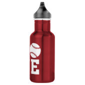 Softball-Liebe Trinkflasche (Rechts)