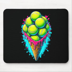 Softball Liebhaber Eis tropft Softball Mousepad