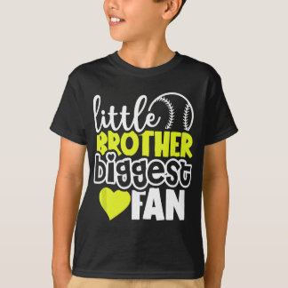 Softball Little Brother Größtes Fangeschenk Teen B T-Shirt
