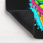 Softball Lover Ice Cream Dripping Softball  Mousepad (Ecke)