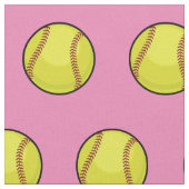 Softball-Lüfterrosa Stoff (Nahaufnahme)