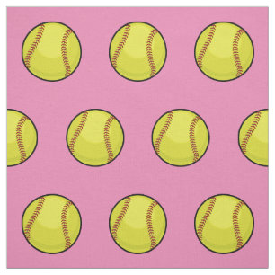 Softball-Lüfterrosa Stoff