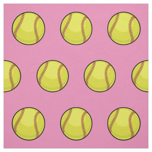 Softball-Lüfterrosa Stoff (Muster)