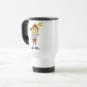 Softball Mädchen Tasse (Vorderseite Links)