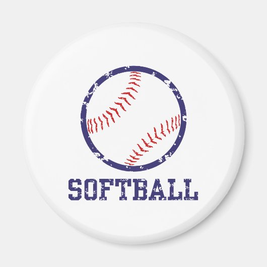 Softball Magnet (Vorne)