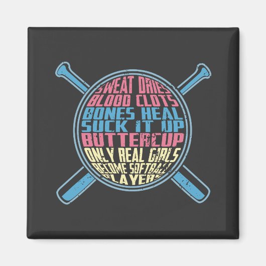 Softball Magnet (Vorne)