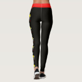 Softball-Mama-Aussagen-Leggings Leggings (Rückseite)