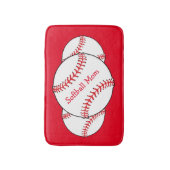 Softball Mama Bath Matts Badematte (Vorderseite Vertikal)