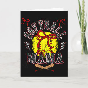 Softball-Mama Coquette Softball-Spieltag Softball  Karte