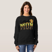 Softball Mama Der beste Muttertag Sweatshirt (Vorne ganz)
