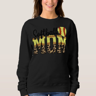 Softball Mama Der beste Muttertag Sweatshirt