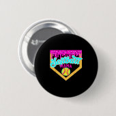 Softball Mama Drip Eiscreme tropfend Game Day Sof Button (Vorne & Hinten)