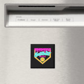 Softball Mama Drip Eiscreme tropfend Game Day Sof Magnet (In Situ (Geschirrspüler))
