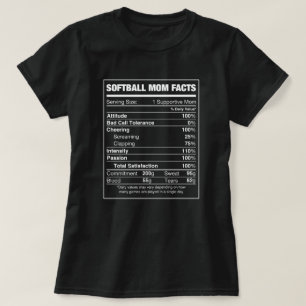 Softball-Mama-Fakten T-Shirt
